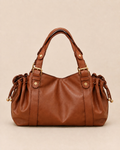 Élégance Handbag – Cognac Brown