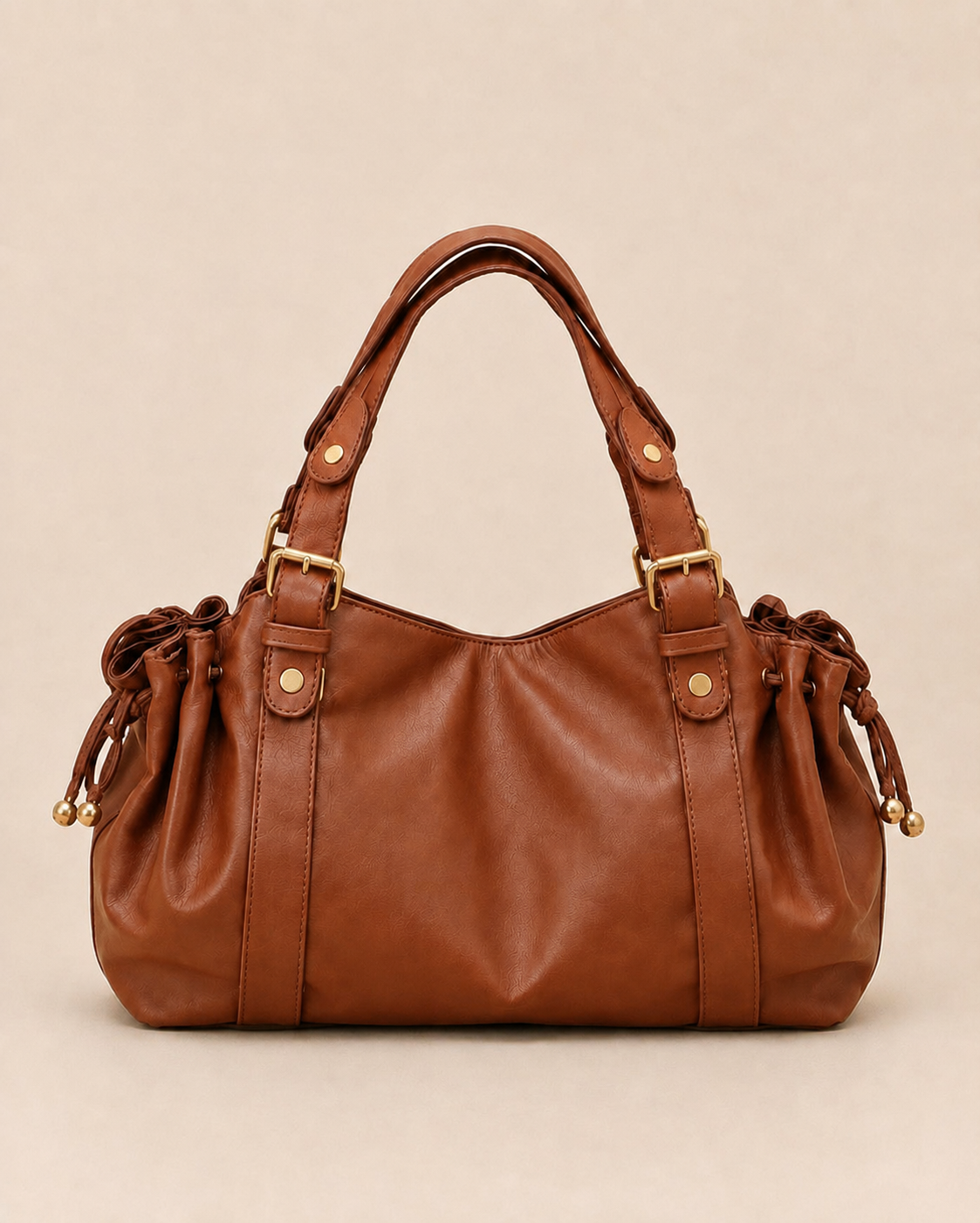 Élégance Handbag – Cognac Brown