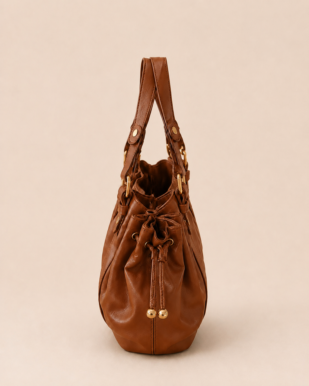 Élégance Handbag – Cognac Brown