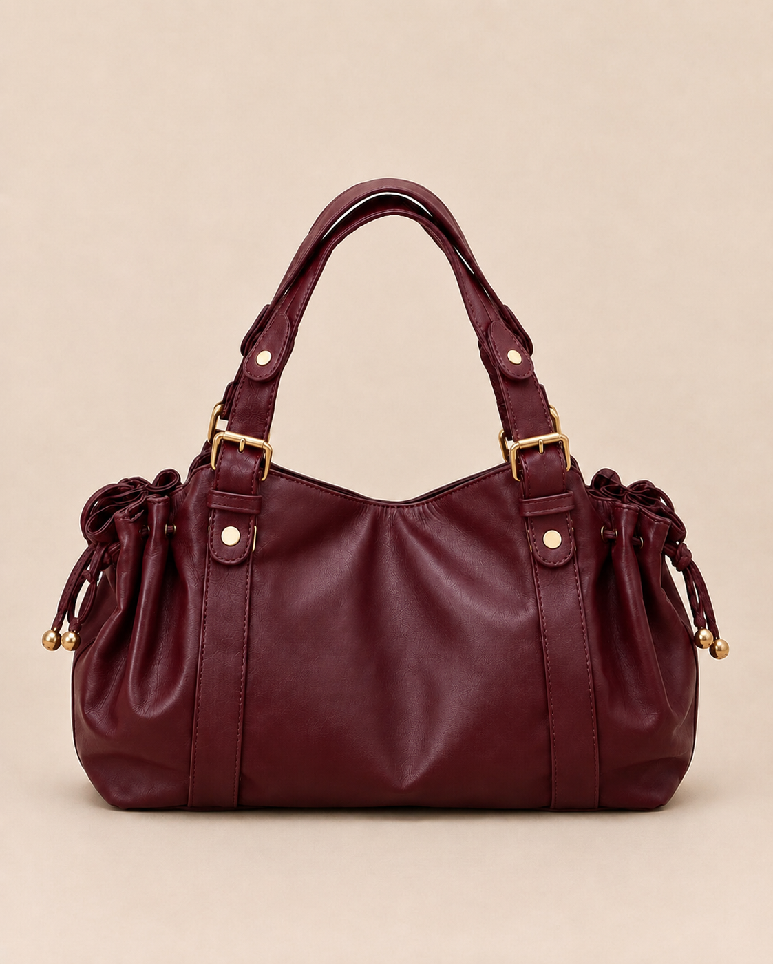 Élégance Handbag – Chic Burgundy