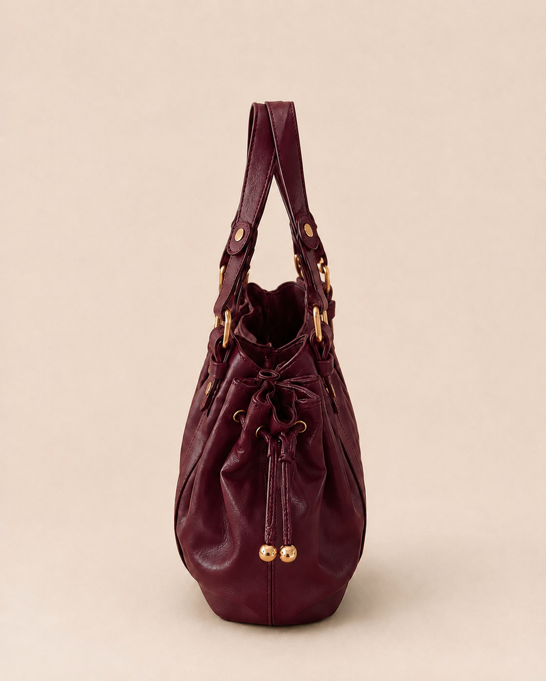 Élégance Handbag – Chic Burgundy