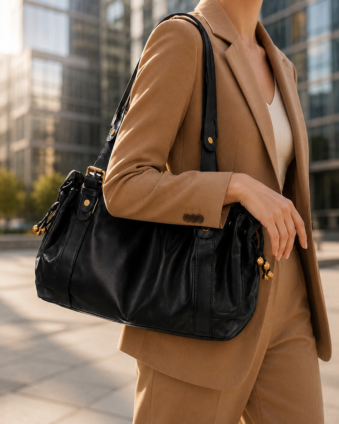 Élégance Handbag – Classic Black